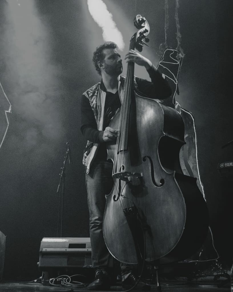 François Perdriau performing live on double bass